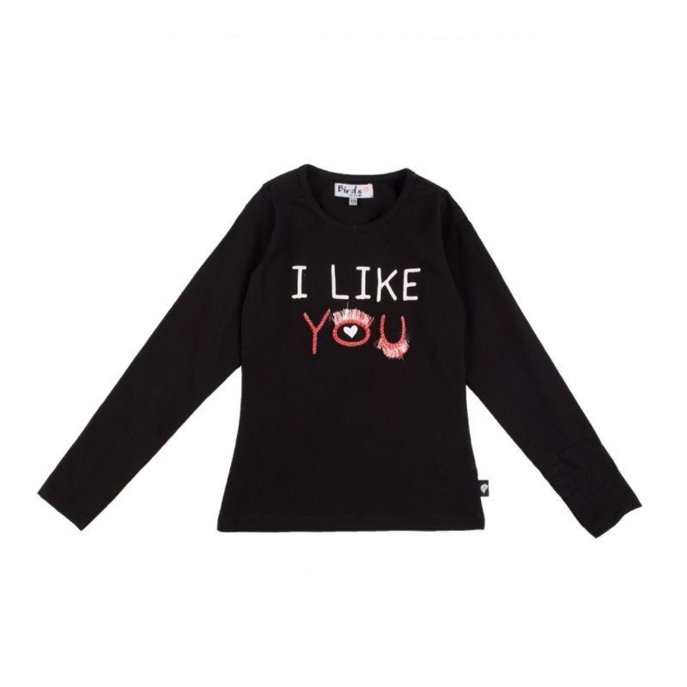 Black Long Sleeve Tees Casual Style